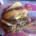The McDonald's Double Mega Tamago Burger