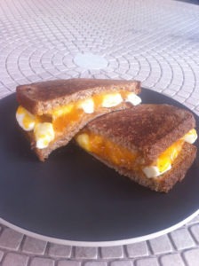 The Grilled Cheese Curd Sandwich