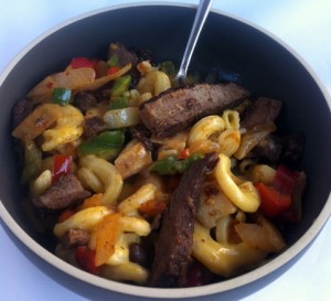 Steak & Chicken Fajita Mac & Cheese