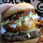 The Dirty Sanchez Baja Burger from Nicky Rottens