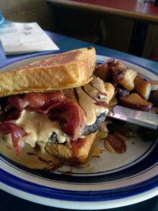 The French Toast Burger from Hamburger Mary's