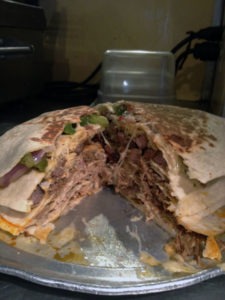 The Qdoba Seven Layer Quesadilla