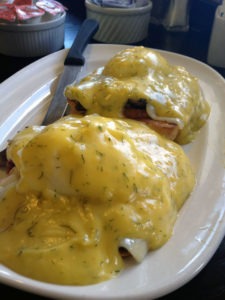 The Mon Amore Benedict from Cafe Agora