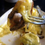 The Mon Amore Benedict from Cafe Agora