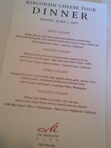 Our Dinner Menu