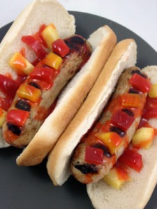 Sweet and Sour Chicken Brats