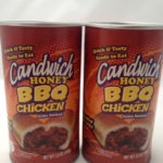 The Honey BBQ Chicken Sandwich in a Can