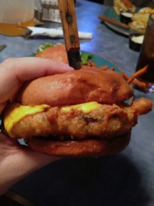 Painted Parrot's Deep Fried Burger