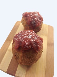 Deep Fried Spaghetti and Meatballs