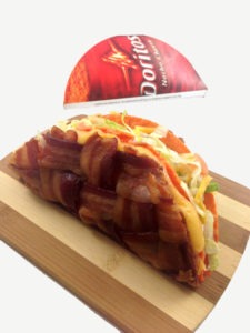 The Cheesy Bacon Weave Doritos Locos Taco