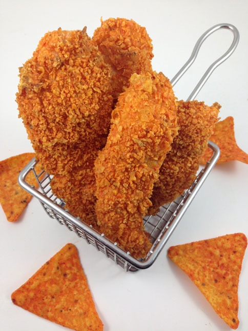 Knorrig Door geïrriteerd raken Doritos Crusted Chicken Strips - DudeFoods.com - Food Recipes & Videos
