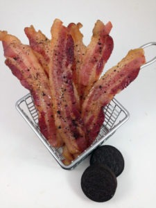 Oreo Cookie Glazed Bacon