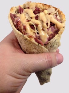 The Reuben Sandwich Cone