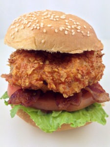 The Deep Fried Doritos Breaded Burger