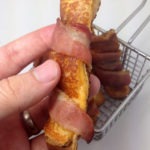 Bacon Wrapped Grilled Cheese Sticks