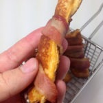 Bacon Wrapped Grilled Cheese Sticks