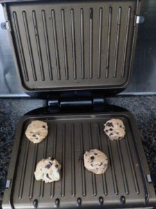 Cookies on the George Foreman grill