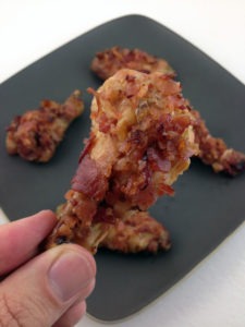 Maple Syrup & Bacon Breaded Chicken Wings