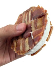 The Bacon Weave Ice Cream Sandwich