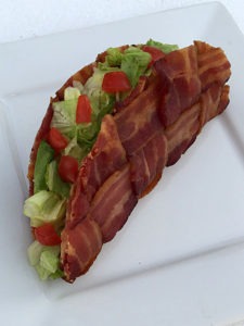 The BLT Bacon Weave Taco