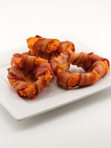 Bacon Wrapped Doritos Breaded Onion Rings
