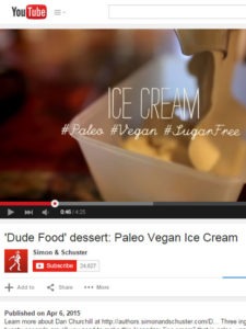 Paleo, vegan sugar-free ice cream