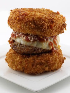 The Deep Fried Spaghetti Bun Burger