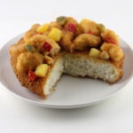 Sweet and Sour Chicken Pizza With a Deep Fried White Rice Crust