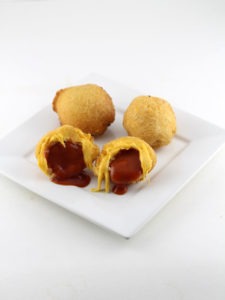 Tomato Soup Stuffed Grilled Cheese Balls