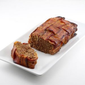 Bacon Wrapped Ground Venison Meatloaf