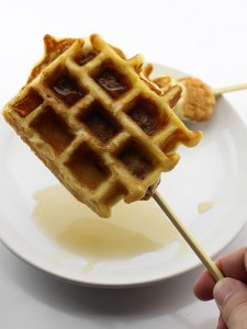Chicken and Waffles on a Stick