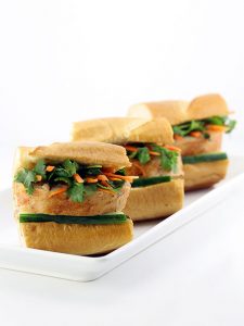 Applewood Smoked Bacon Pork Loin Banh Mi Sandwiches