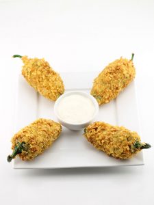 Jalapeño Potato Chip Breaded Jalapeño Poppers