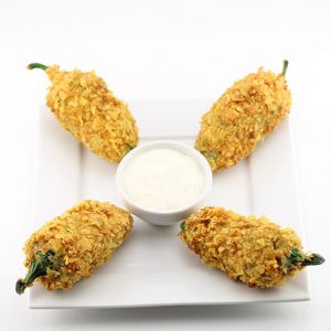 Jalapeño Potato Chip Breaded Jalapeño Poppers