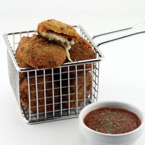 Deep Fried Mozzarella Stuffed Pepperoni