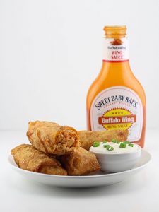 Buffalo Chicken Egg Rolls