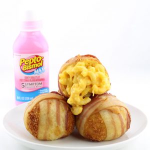 Deep Fried Bacon Wrapped Macaroni and Cheese Balls