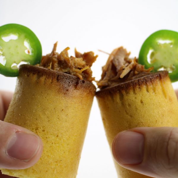 Pulled Pork and Cornbread Shooters Food Recipes & Videos