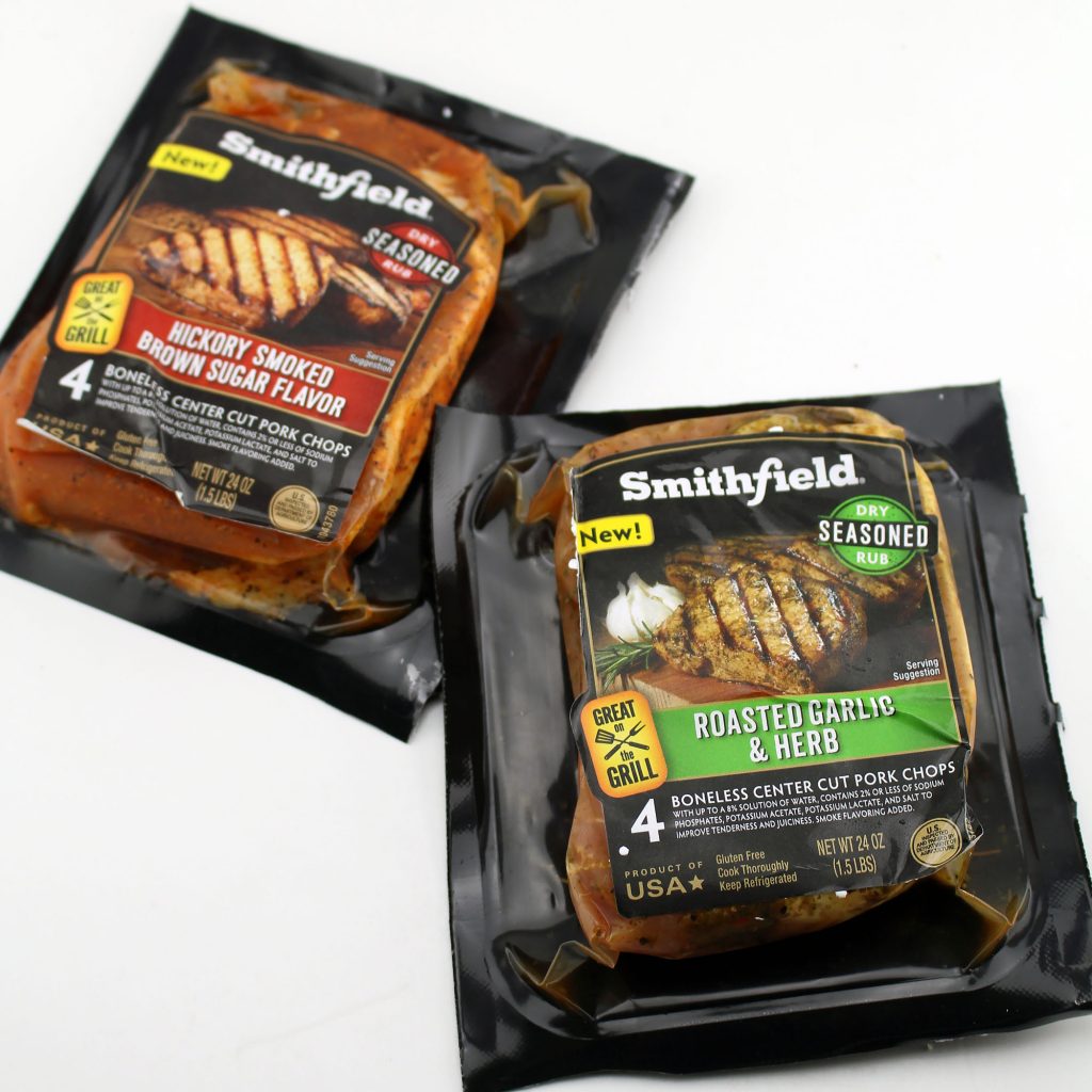 The Hickory Smoked Brown Sugar Boneless Pork Chop Waffle Breakfast