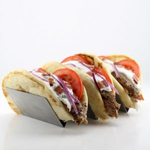 Pork Tenderloin Gyros With Bacon Tzatziki Sauce