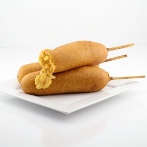 Macaroni and Cheese Corn Dogs