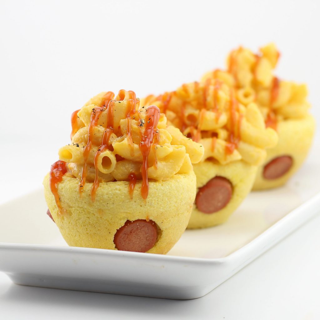 Macaroni and Cheese in Edible Corn Dog Bowls Food Recipes & Videos