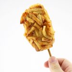 Deep Fried Fish and Chips on a Stick