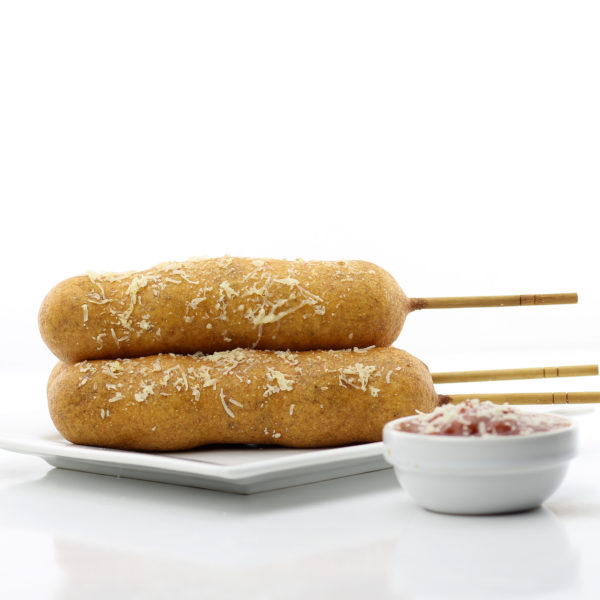 Mini Meatball Corn Dogs - DudeFoods.com - Food Recipes & Videos