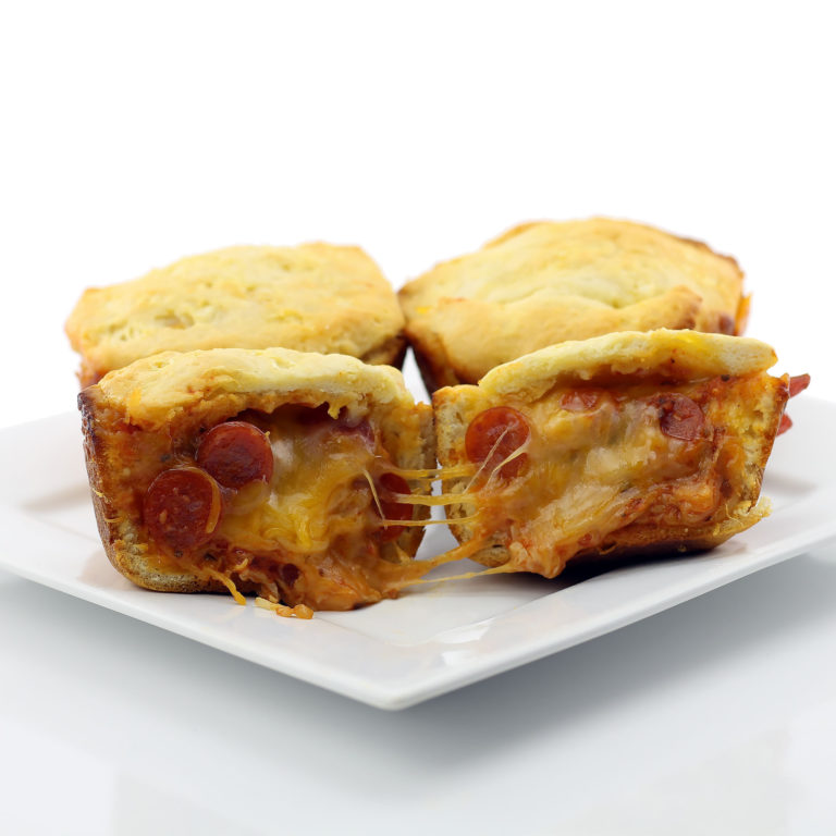 Pepperoni Pizza Stuffed Biscuits Recipe