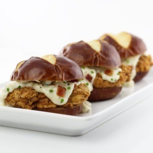 Chicken Fried Pork Tenderloin Sliders With Bacon Country Gravy