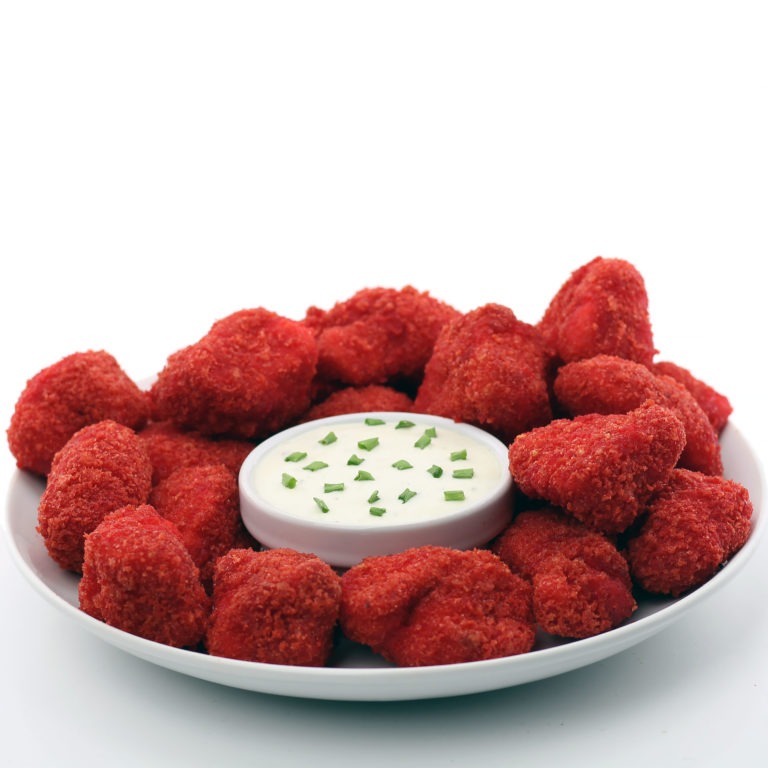 Air Fryer Flamin' Hot Cheetos Breaded Chicken Nuggets
