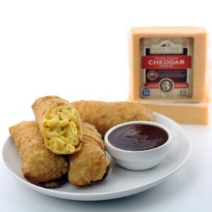 Macaroni and Cheese Egg Rolls