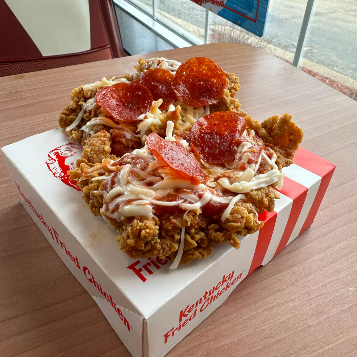 KFC's new CHIZZA (Chicken Pizza)
