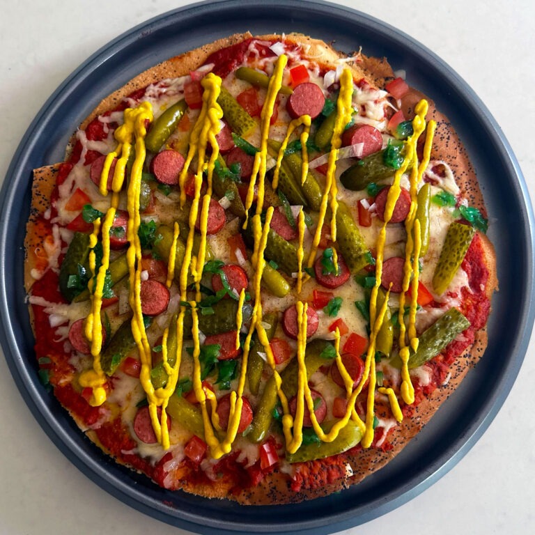Chicago Style Hot Dog Pizza